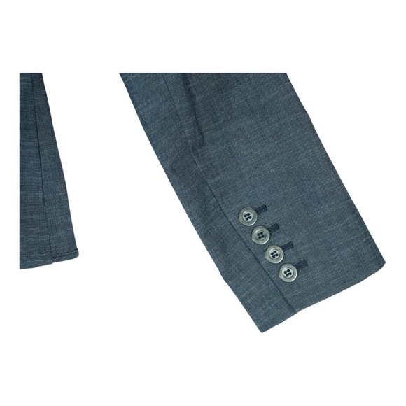 Ann Taylor Loft Charcoal Gray Three Button Blazer Suit Jacket Size 2P Petites - Picture 3 of 4